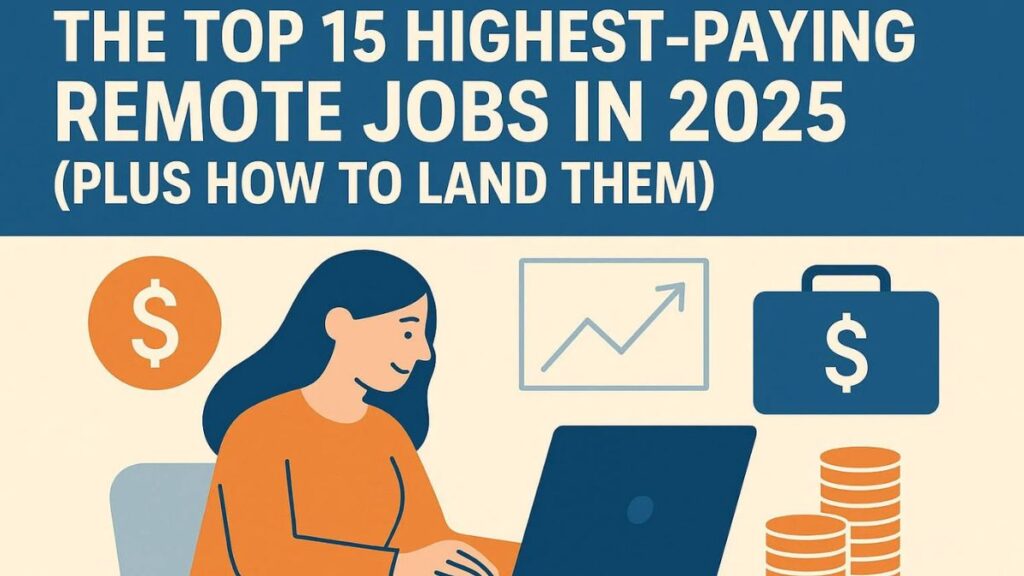 Highest Paying Remote Jobs in 2025 You Can Start from Home